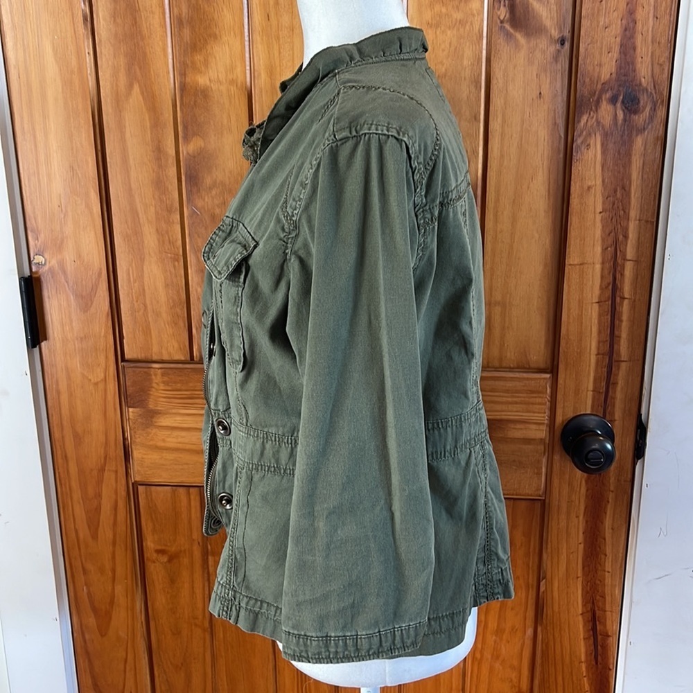 Decree Olive Utility Jacket - Picture 2 of 8